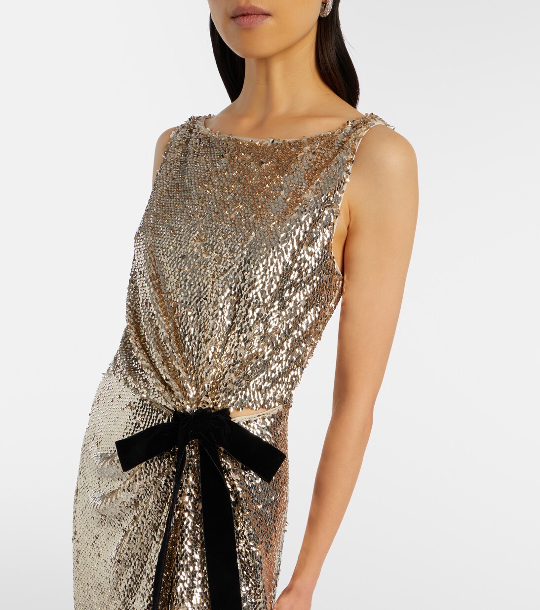 Robe Felicity mit Pailletten | Simkhai