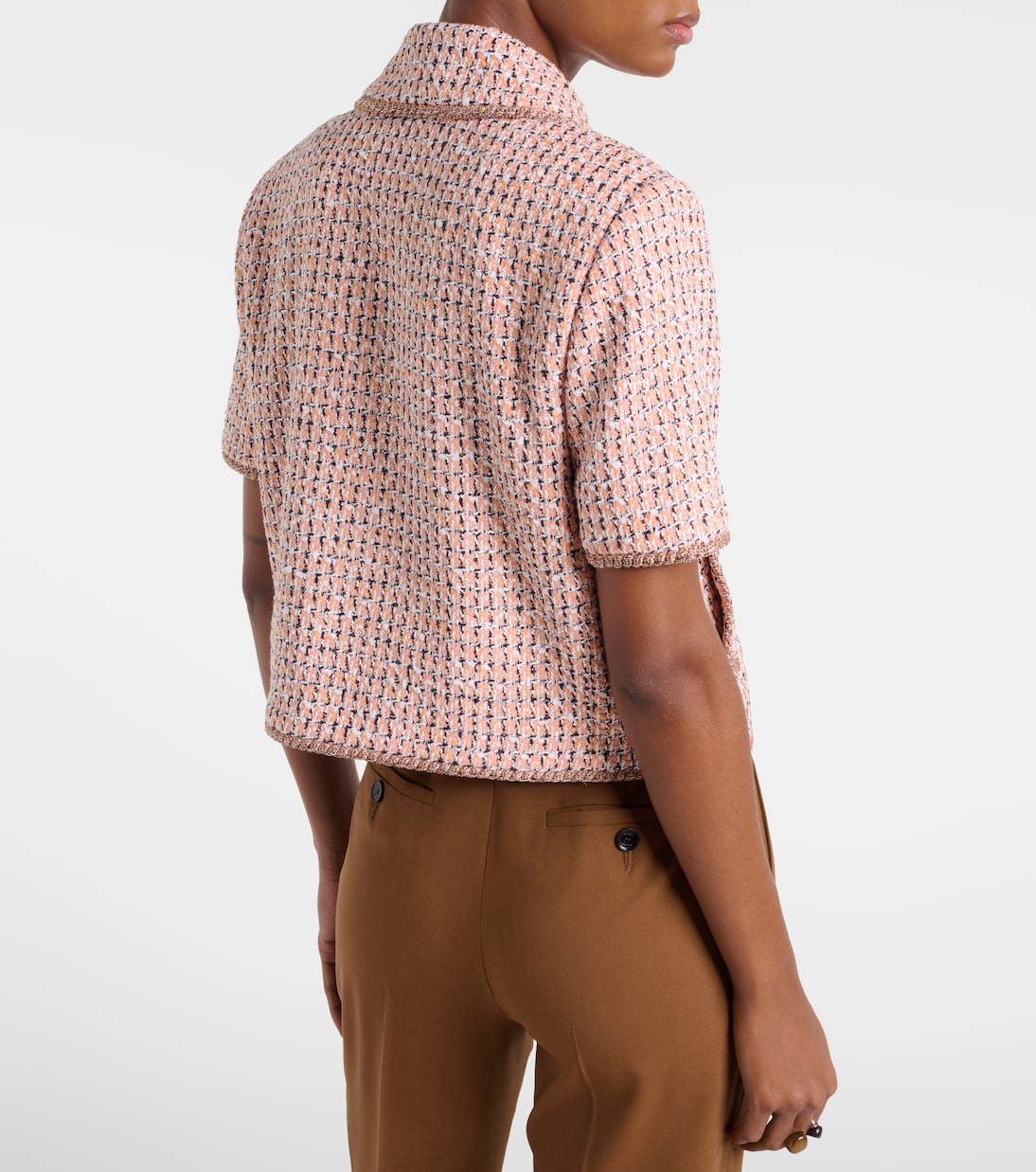 Cropped-Jacke aus Tweed | Etro