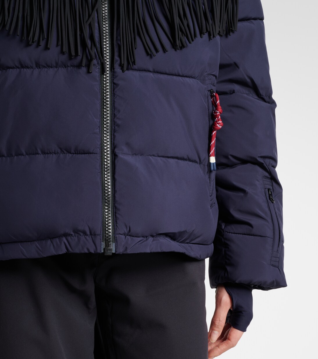 Fox fringed ski jacket | The Upside