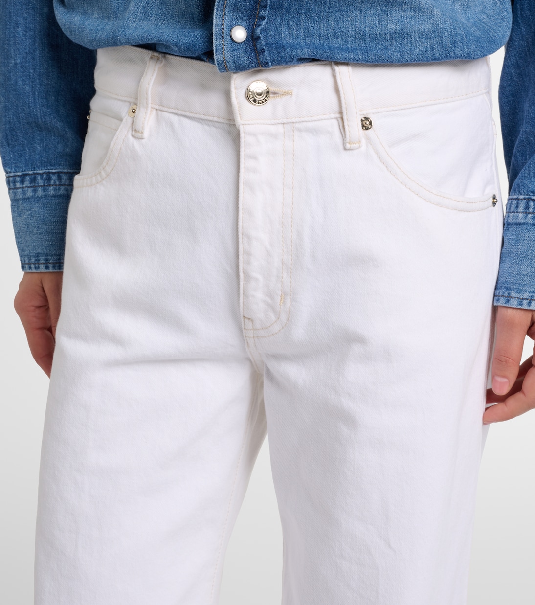 Mid-Rise Barrel Jeans Bubble | Frame