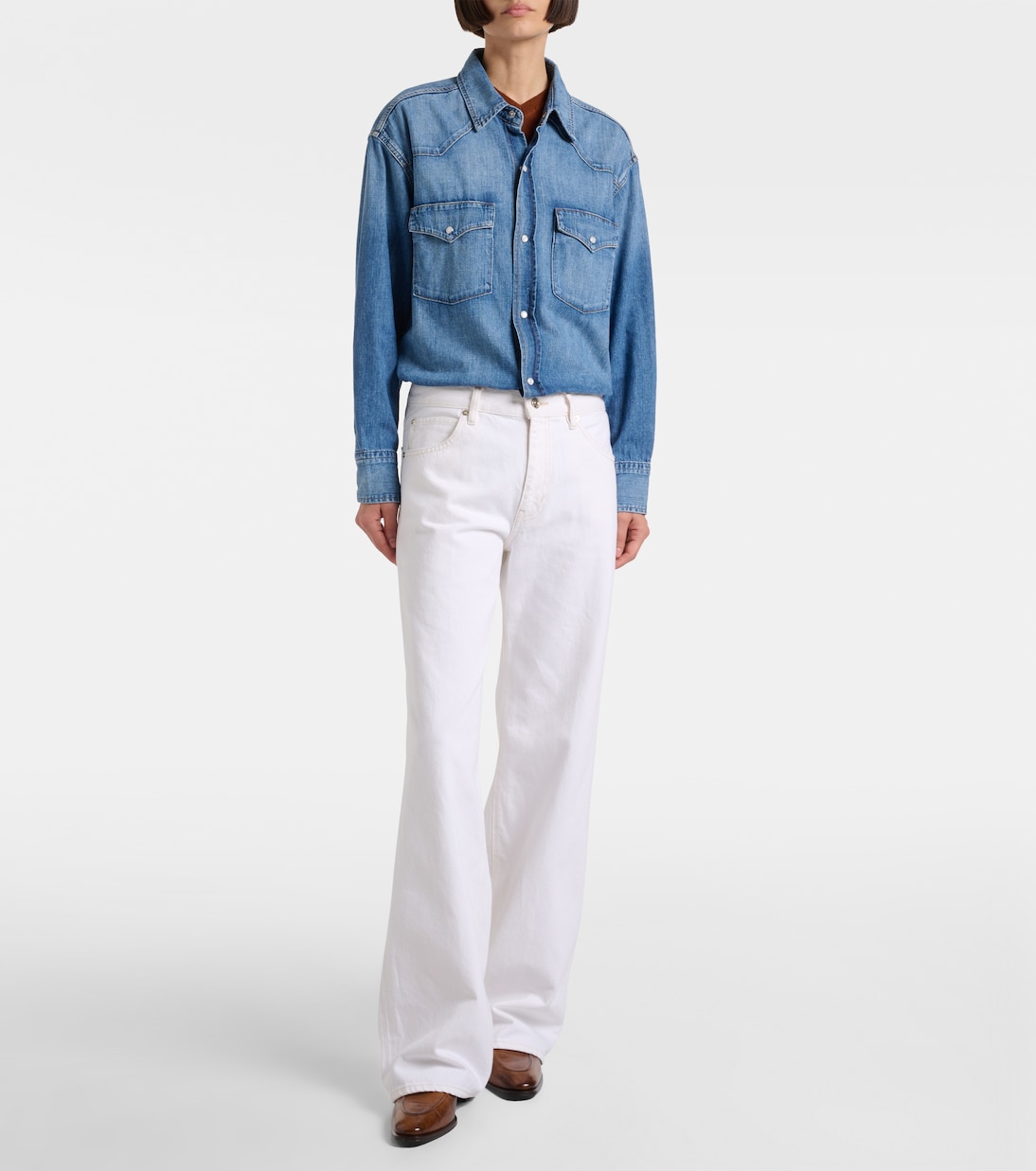 Mid-Rise Barrel Jeans Bubble | Frame