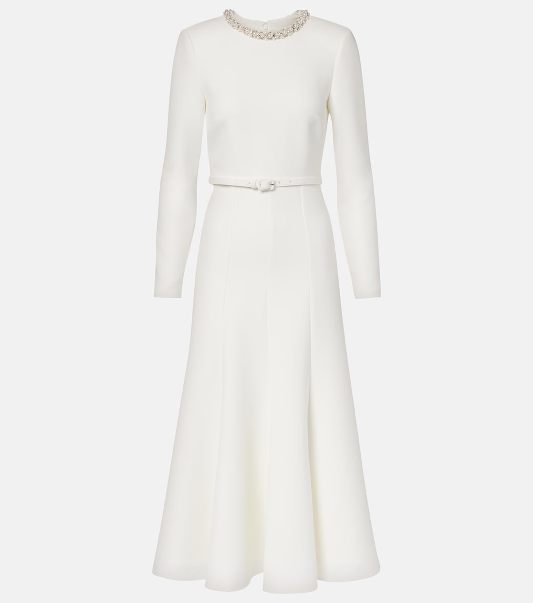 Crystal-embellished crêpe cocktail dress | Roland Mouret