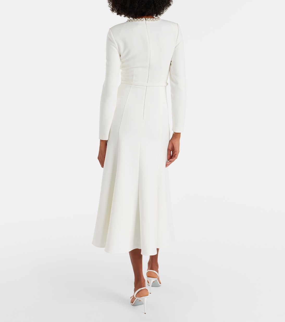 Crystal-embellished crêpe cocktail dress | Roland Mouret