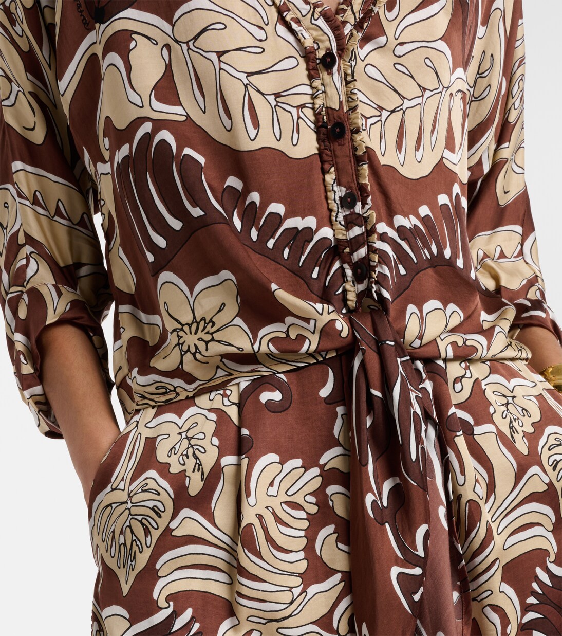 Bedrucktes Top Azia | Poupette St Barth