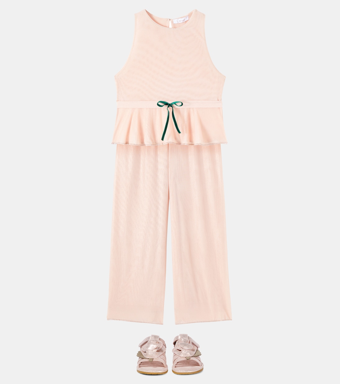 Bow-detail tulle pants | Oséree Kids
