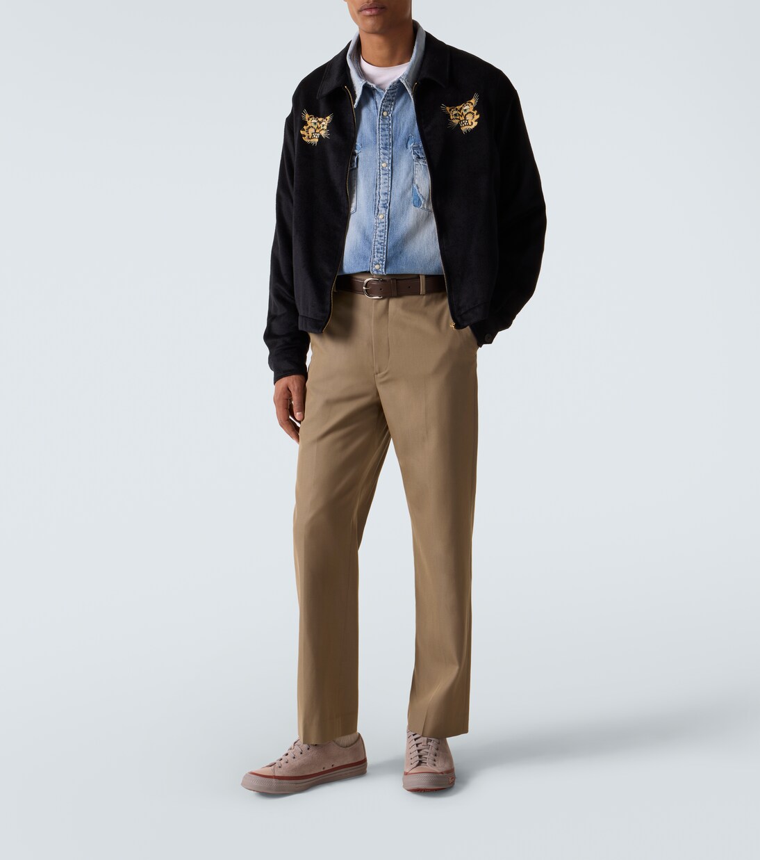 Norad embroidered silk blouson | Visvim