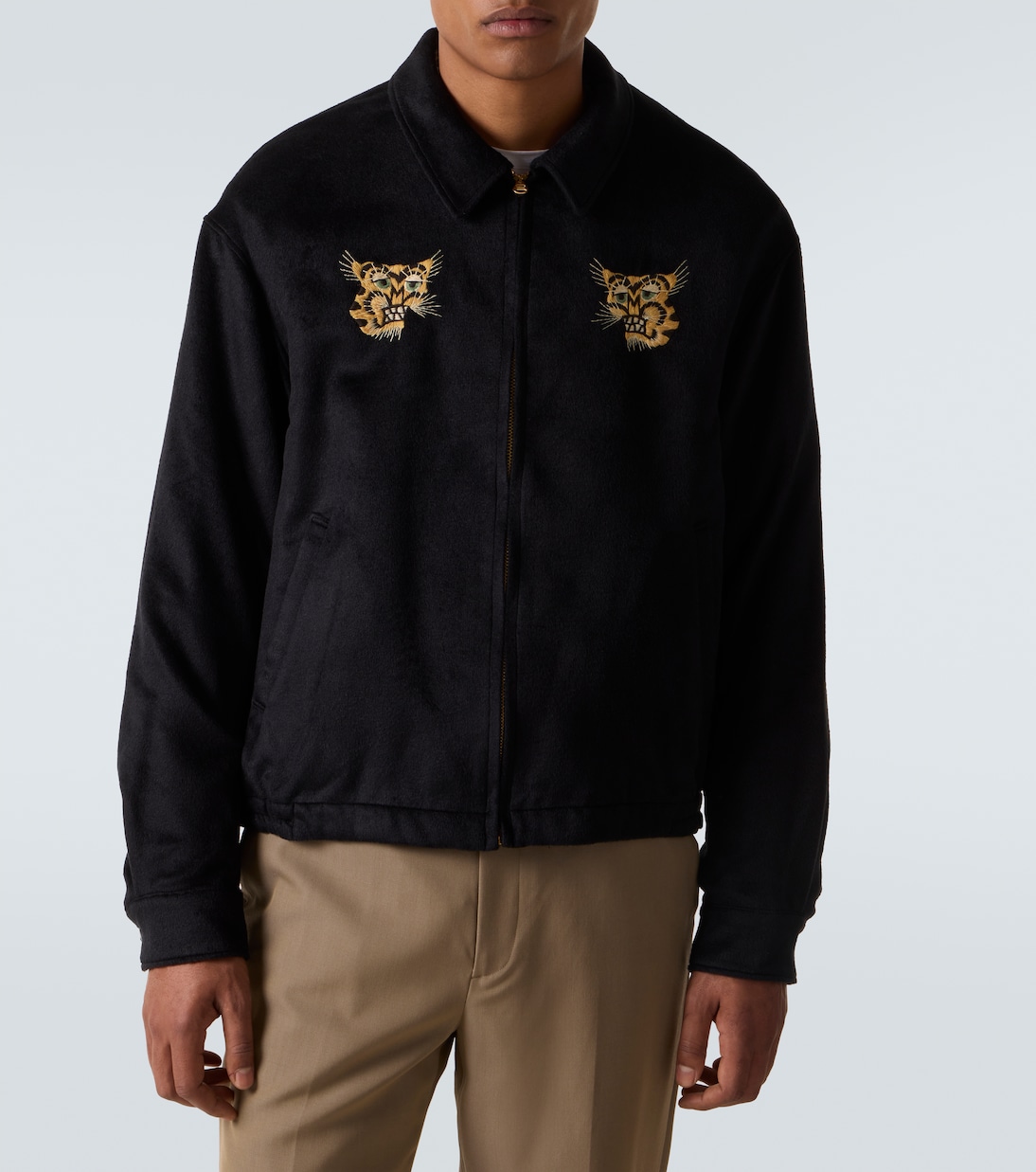 Norad embroidered silk blouson | Visvim
