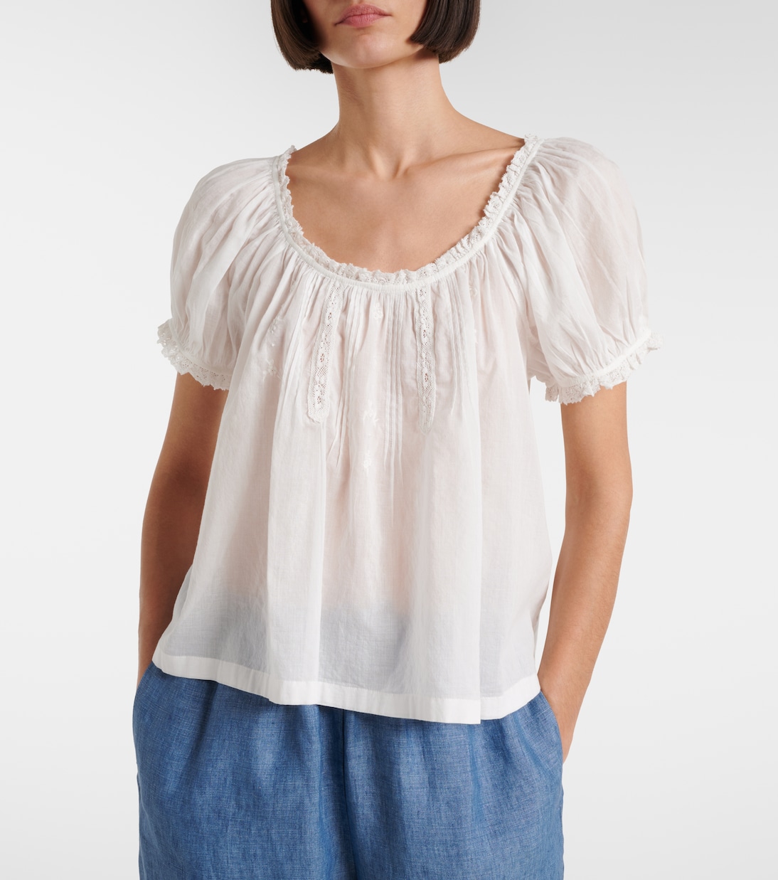 Frederica cotton voile top | Dôen