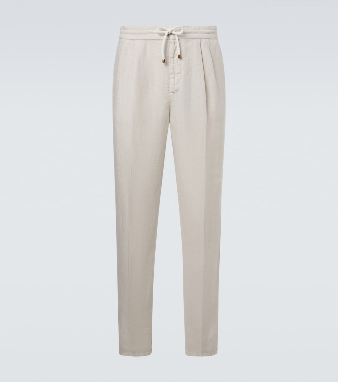 Linen tapered pants  | Brunello Cucinelli