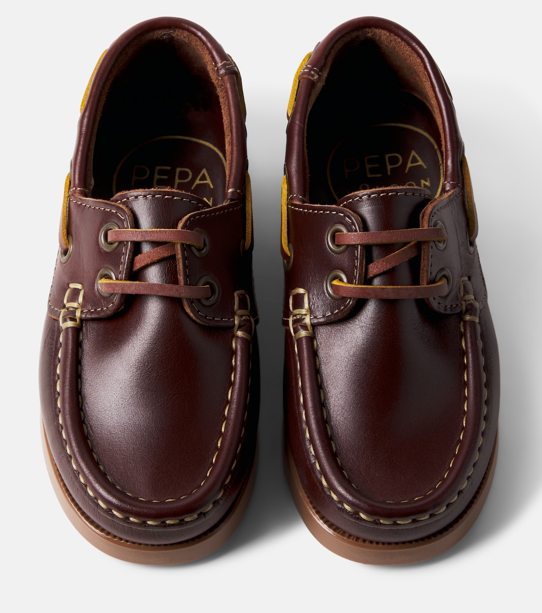 Leather boat shoes | Pepa London