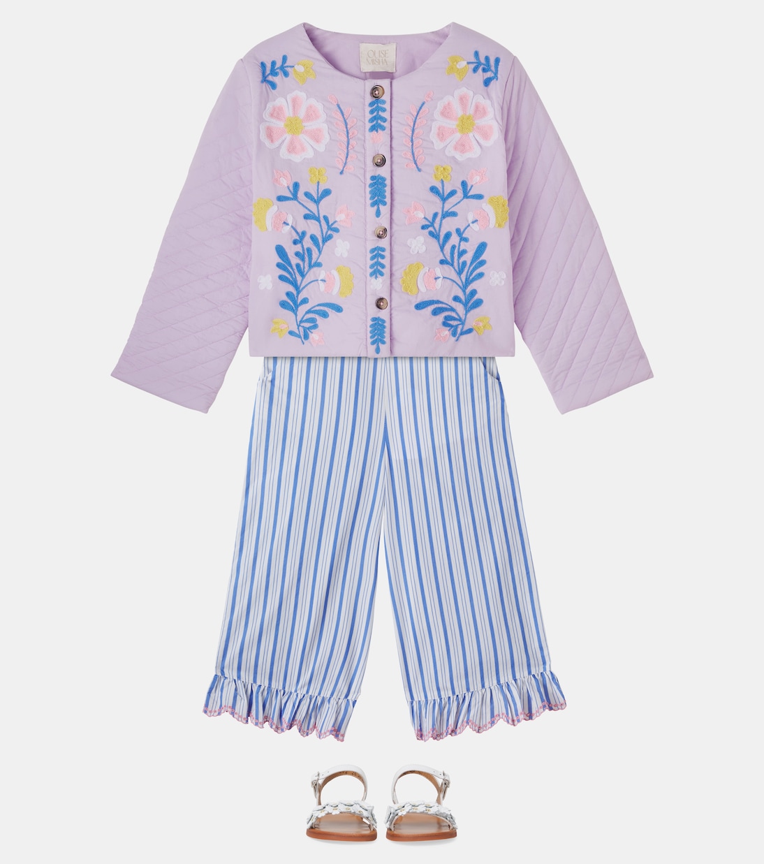 Orisha embroidered cotton jacket | Louise Misha