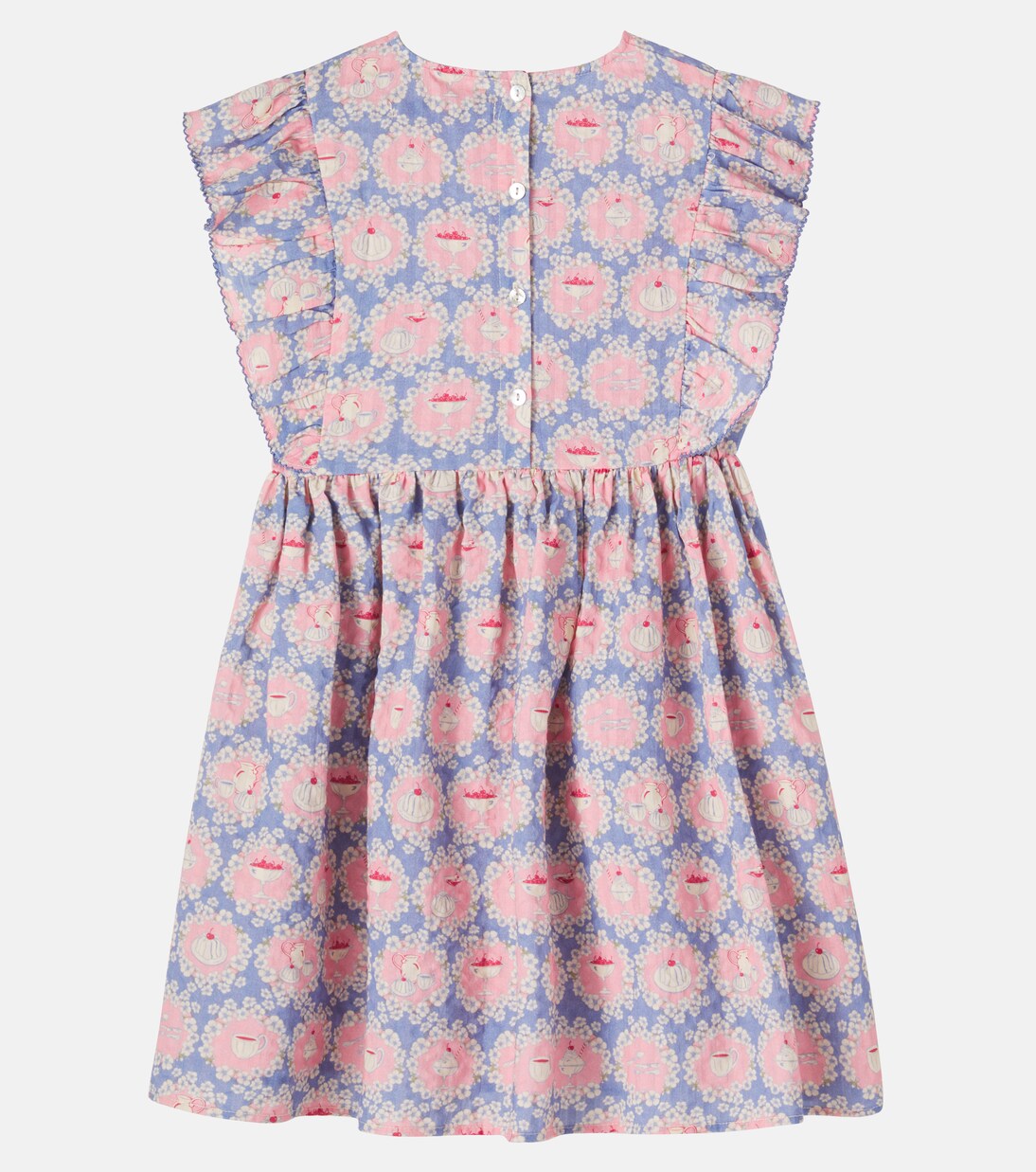 Kim printed cotton seersucker dress | Konges Sløjd