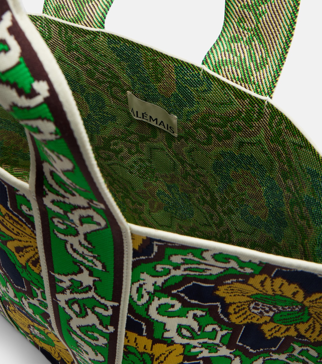 Liana Large jacquard tote bag | Alémais