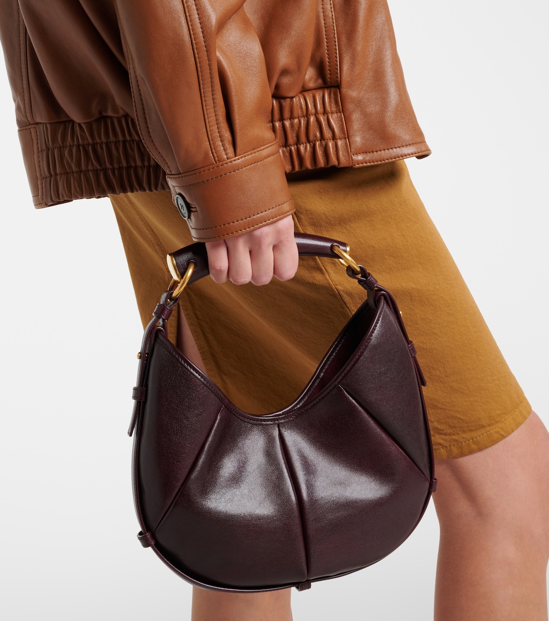 Mombasa Small leather shoulder bag | Saint Laurent