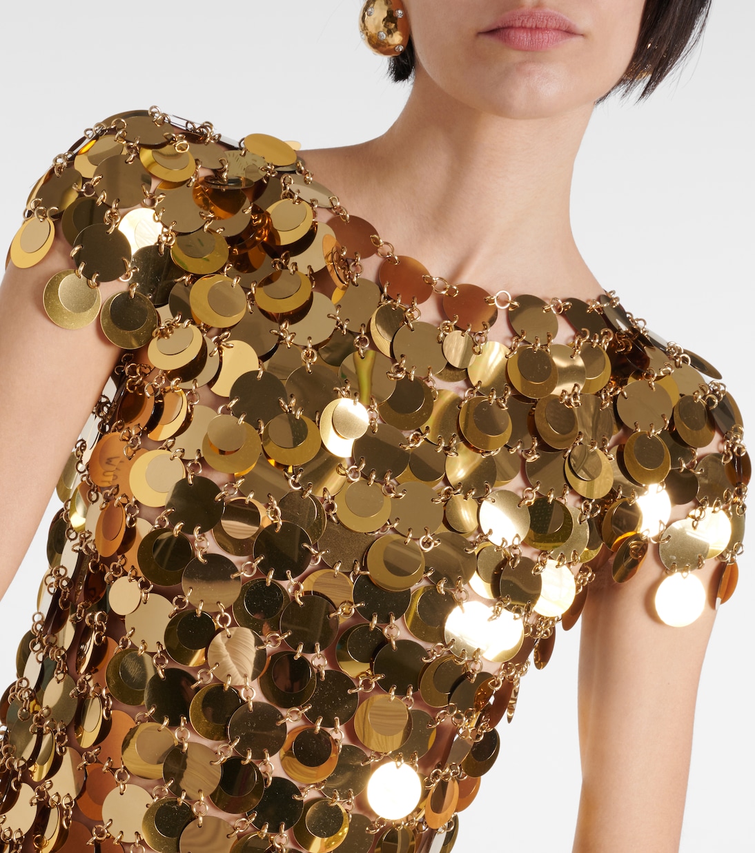 Top con paillettes | Rabanne