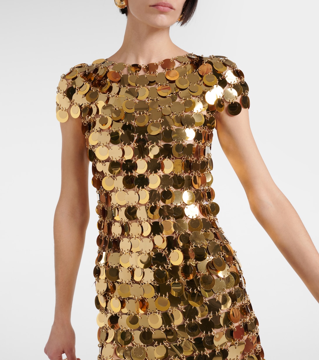 Top con paillettes | Rabanne