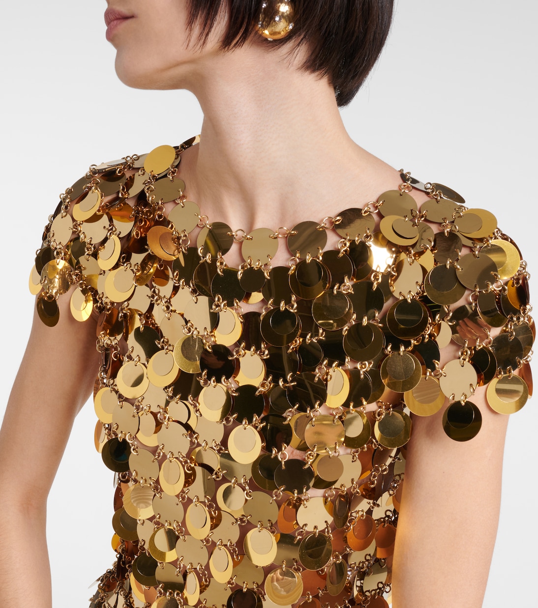 Top con paillettes | Rabanne