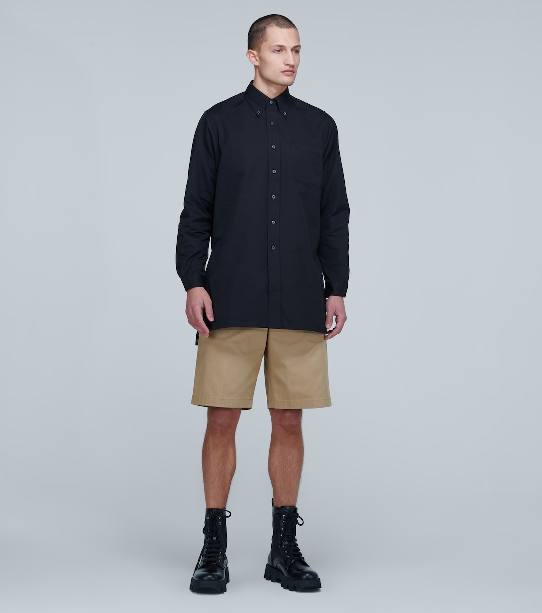Camicia in popeline di cotone | Prada