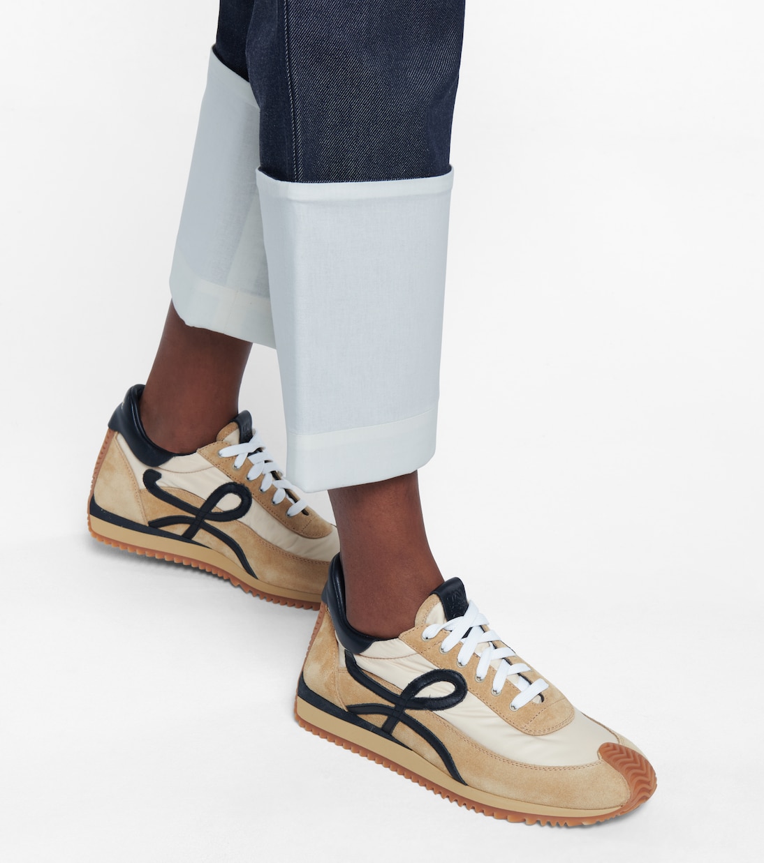 Baskets Flow Runner en daim | Loewe