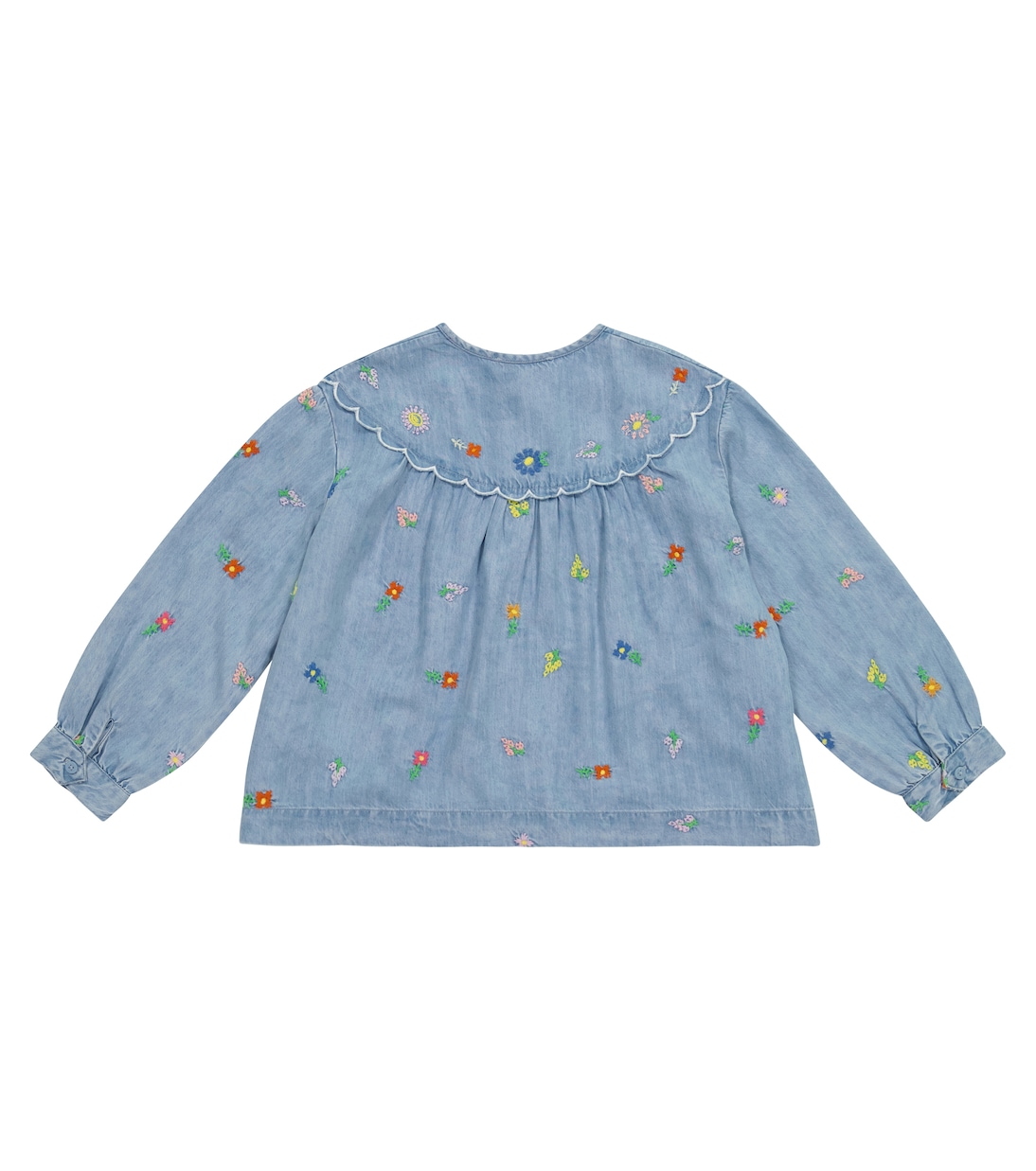 Camicia di jeans con ricamo | Stella McCartney Kids