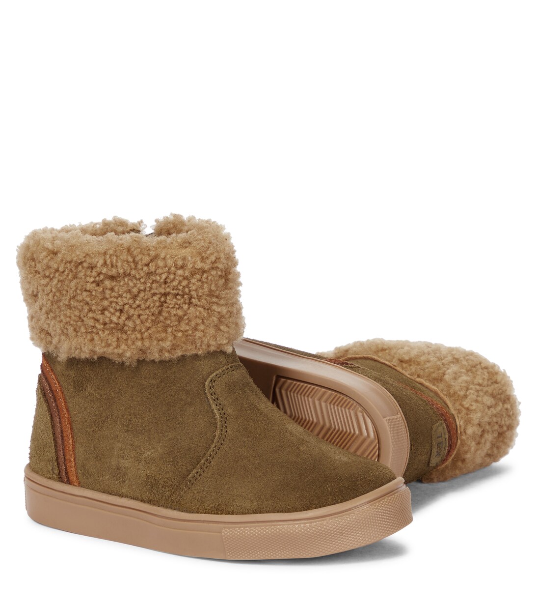 Ankle Boots Chubby mit Shearling | Petit Nord