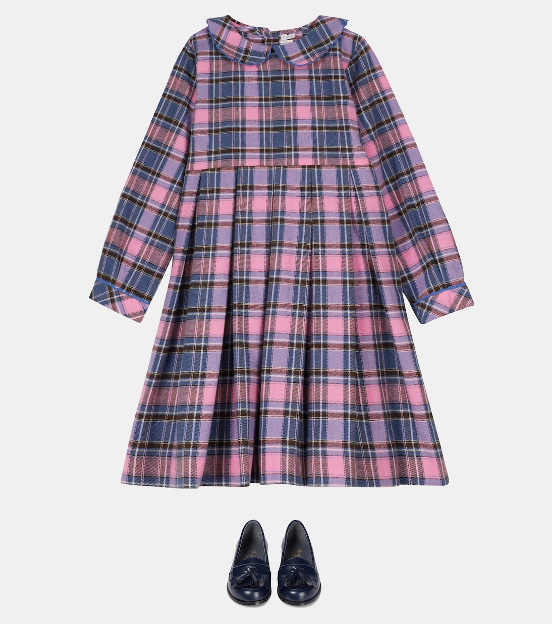 Kleid aus Baumwollflanell | Rachel Riley