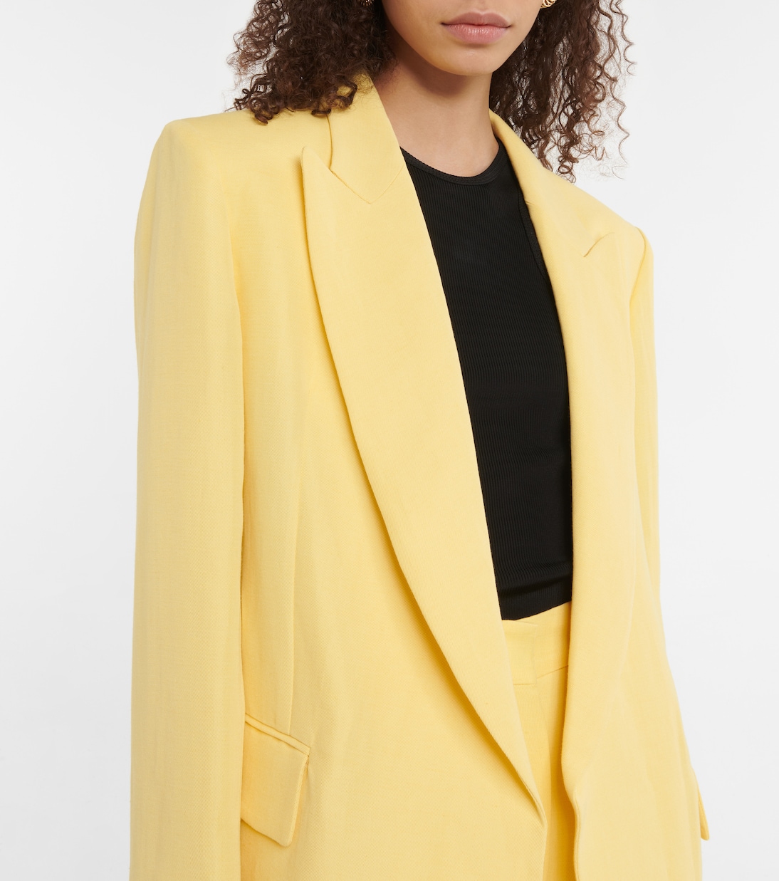 Rieti linen-blend blazer | Sportmax