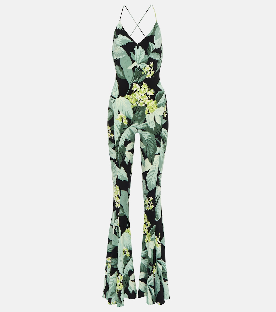 Printed jersey jumpsuit | Norma Kamali
