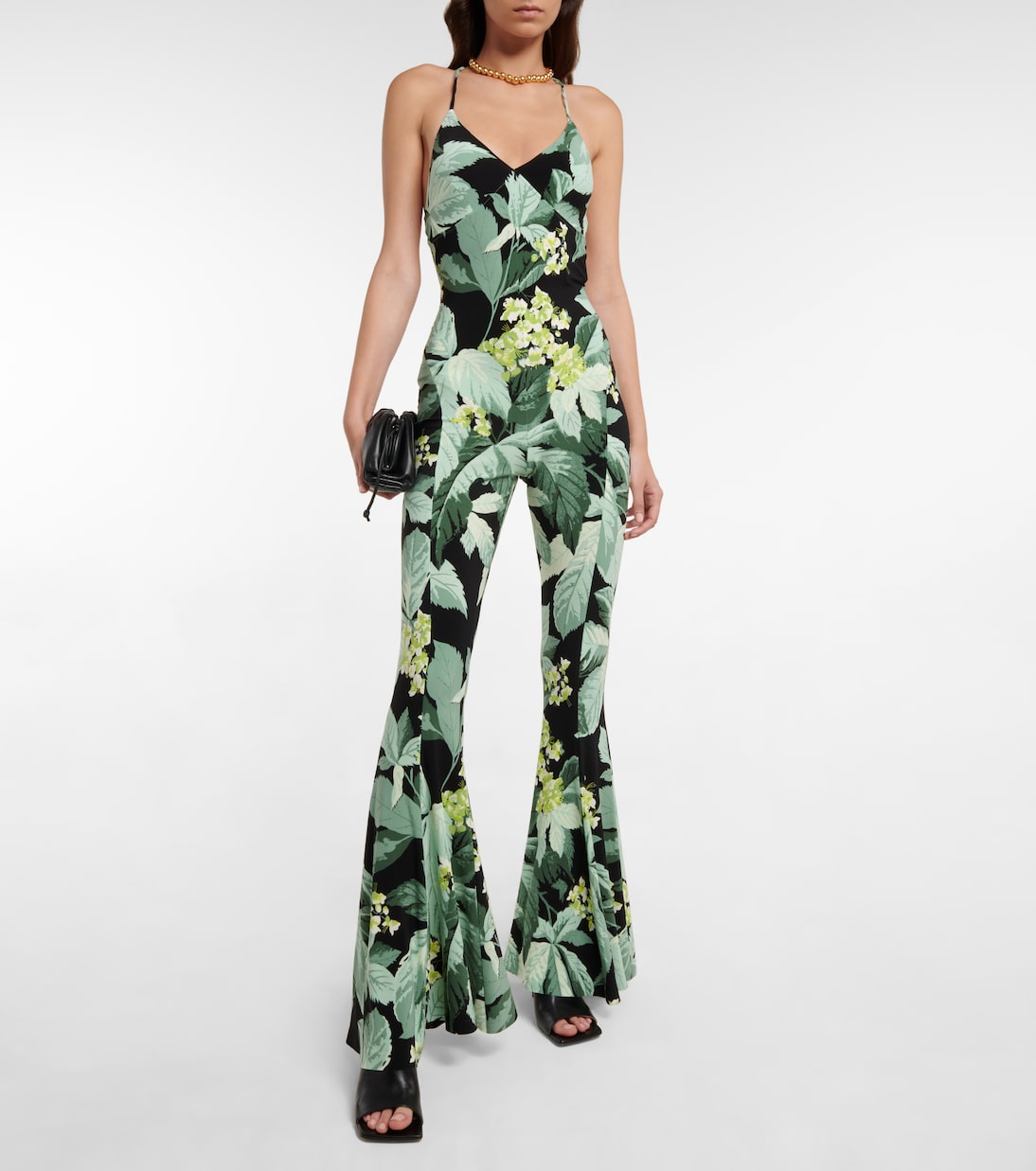 Printed jersey jumpsuit | Norma Kamali