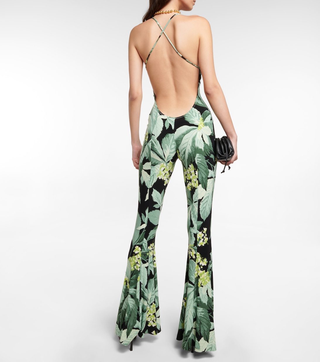 Printed jersey jumpsuit | Norma Kamali