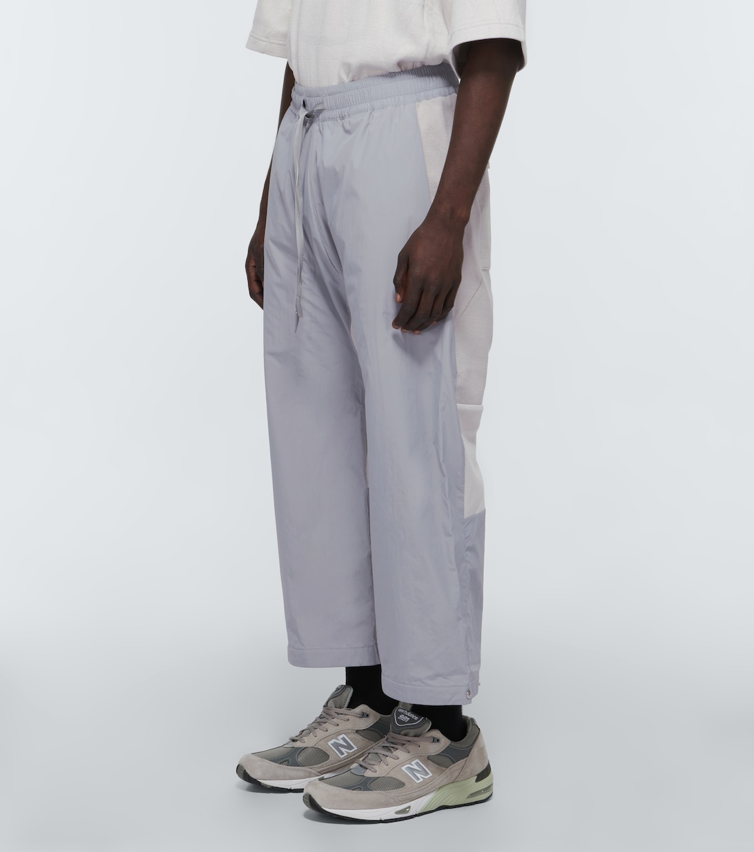 Cropped-Hose aus Tech-Material | Byborre