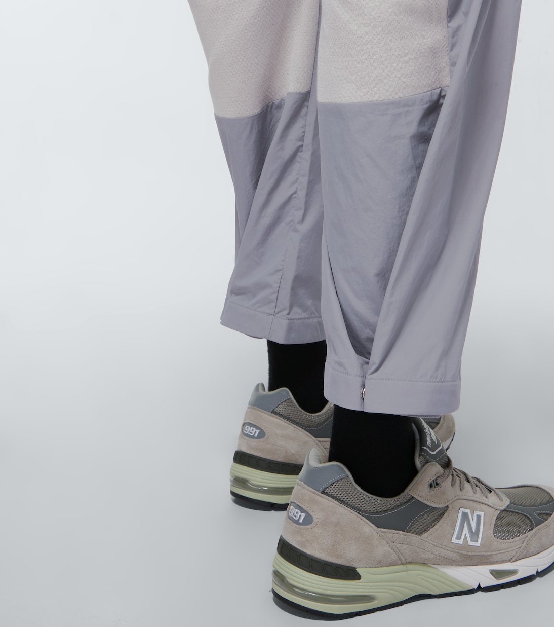 Cropped-Hose aus Tech-Material | Byborre