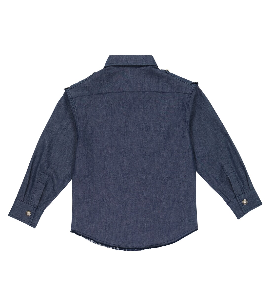 Logo denim shirt | Balmain Kids