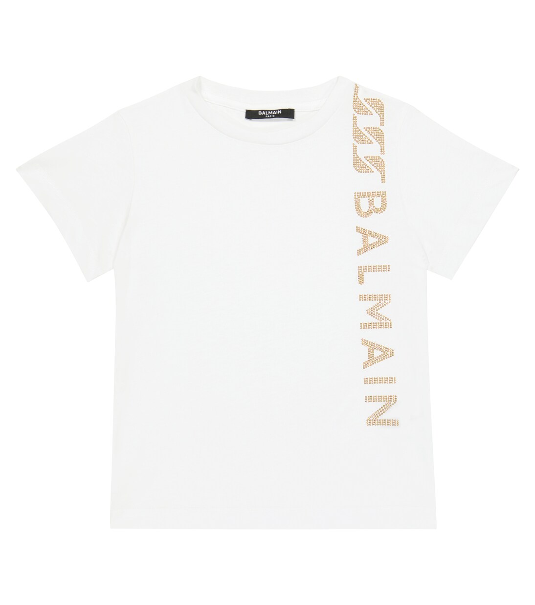 Embellished cotton T-shirt | Balmain Kids