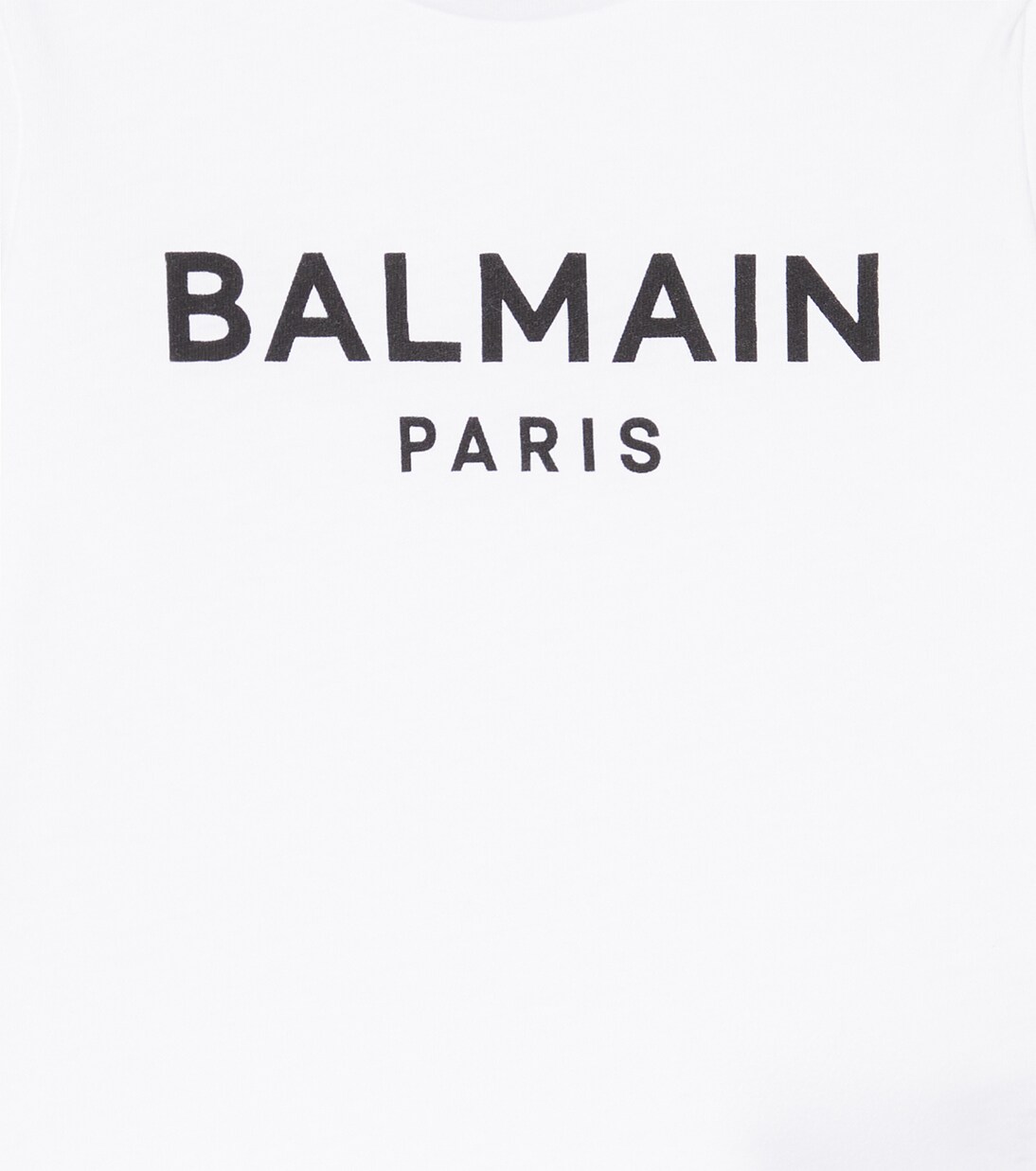 Felpa in cotone con logo | Balmain Kids
