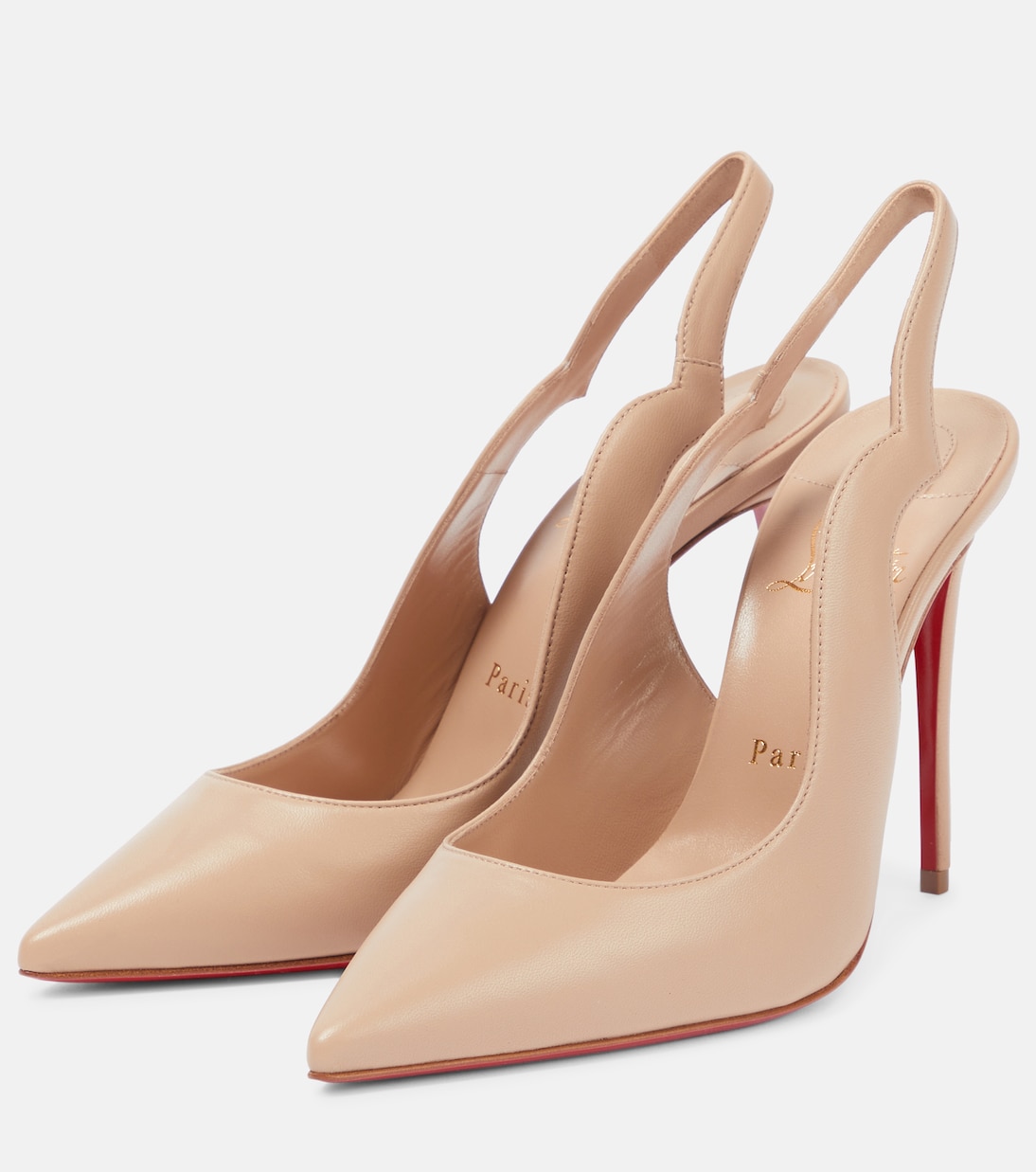 Nudes Hot Chick leather pumps | Christian Louboutin