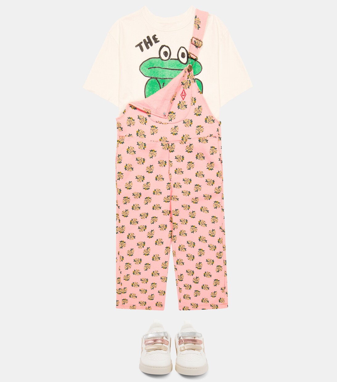 Mule printed cotton jersey dungarees | The Animals Observatory