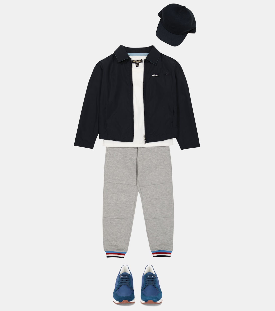 Jogginghose aus Baumwolle und Kaschmir | Loro Piana Kids