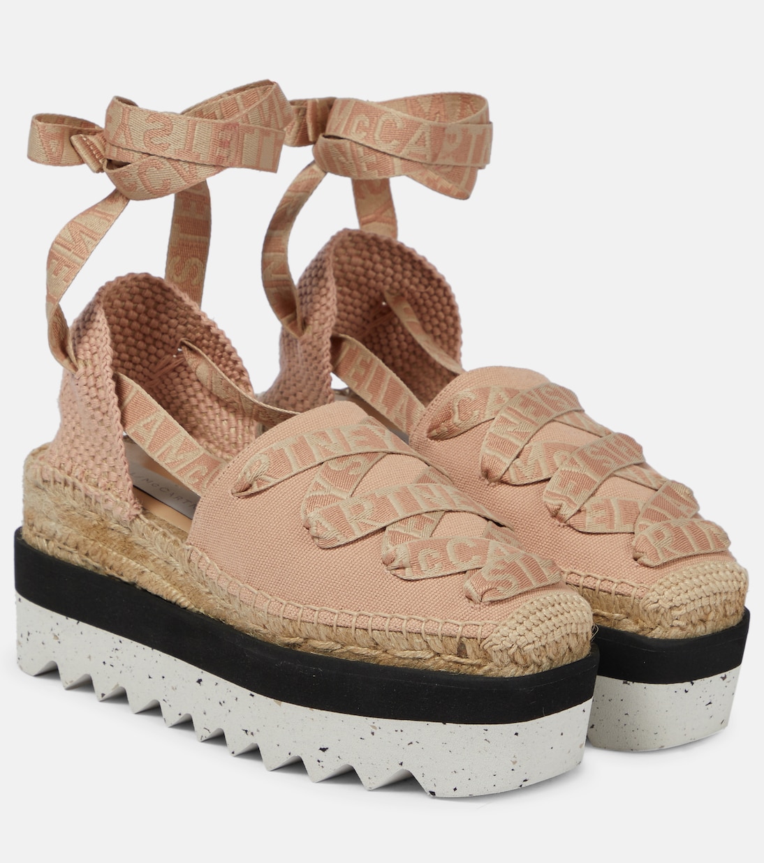 Gaia platform espadrilles in pink Stella Mc Cartney Mytheresa