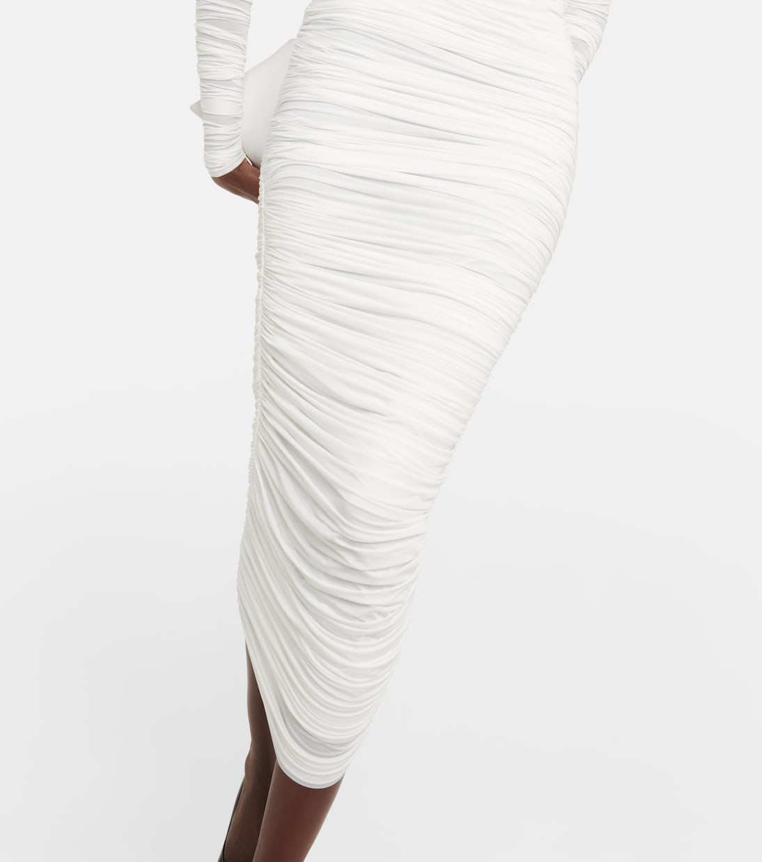 Sterling off-shoulder midi dress | Alex Perry