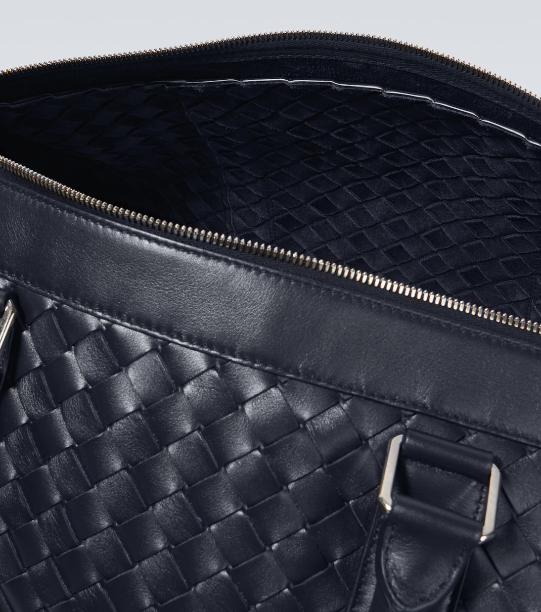 Bolso de viaje Large de piel Intrecciato | Bottega Veneta