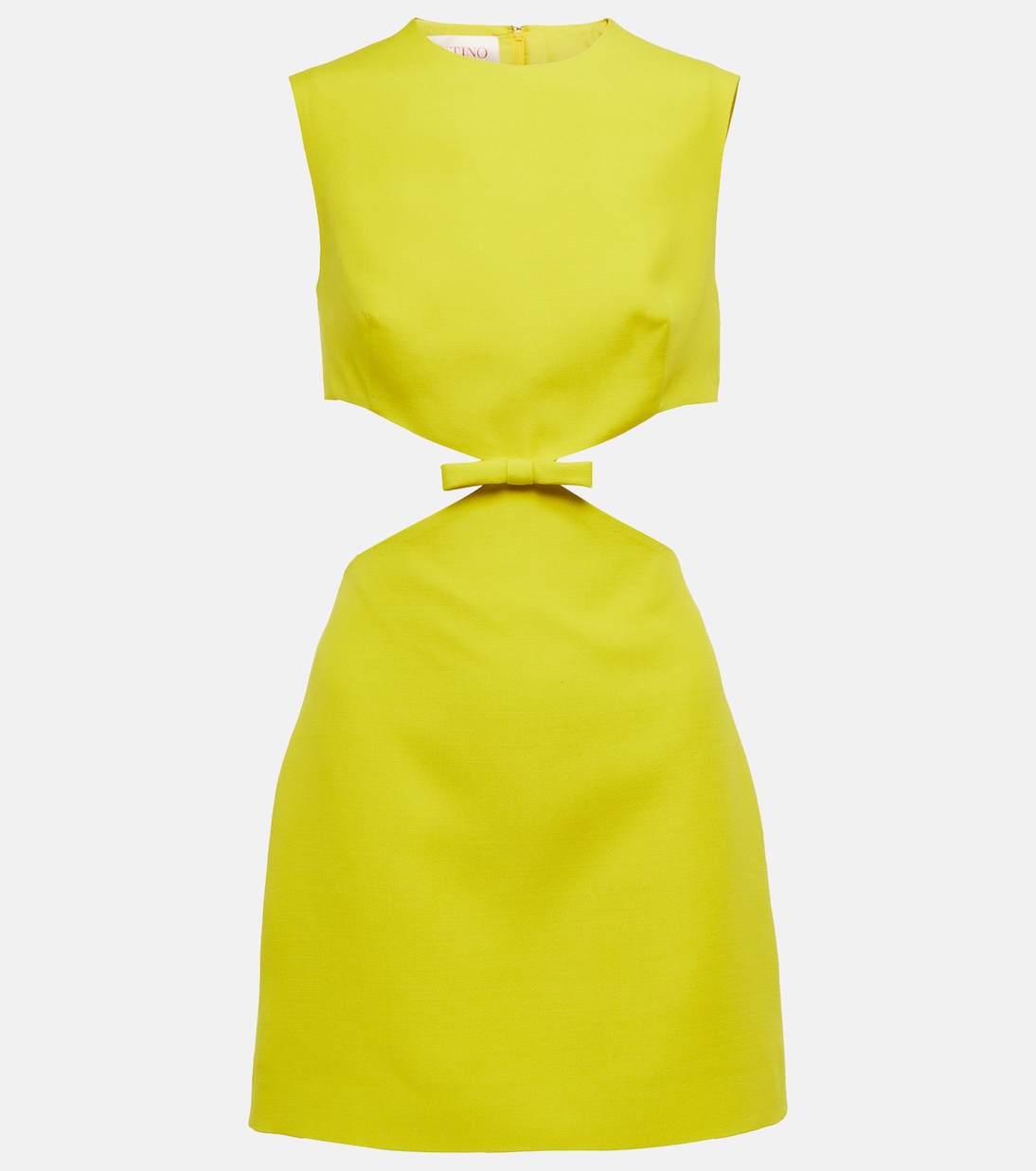 Cutout wool and silk minidress | Valentino