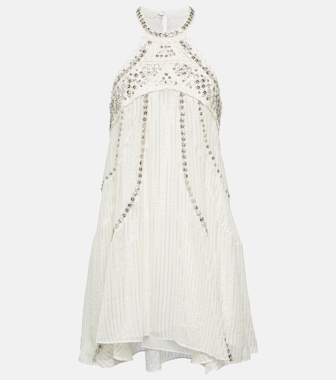 Orfra embellished silk-blend minidress | Isabel Marant