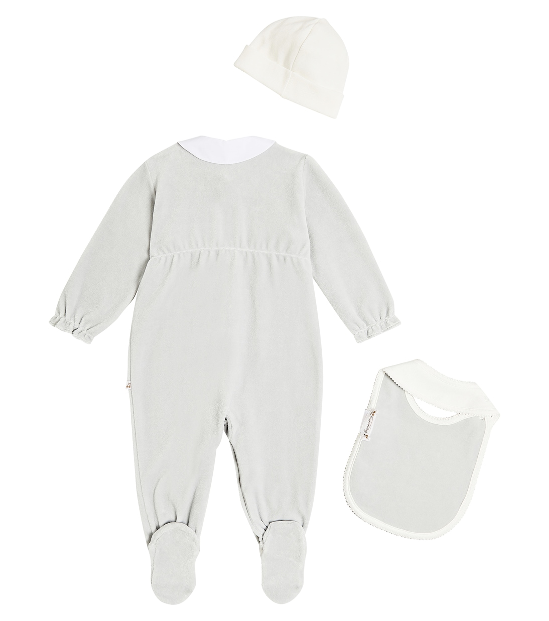 Baby Set aus Strampler, Mütze, Lätzchen und Milchzahndose | Bonpoint