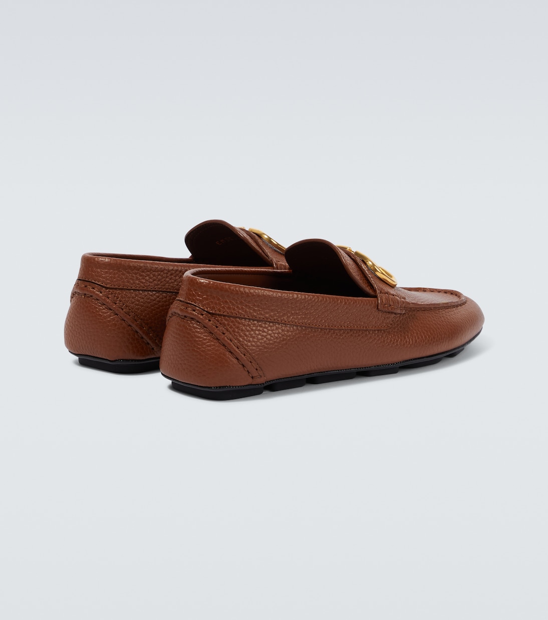 VLogo Signature leather driving shoes | Valentino Garavani