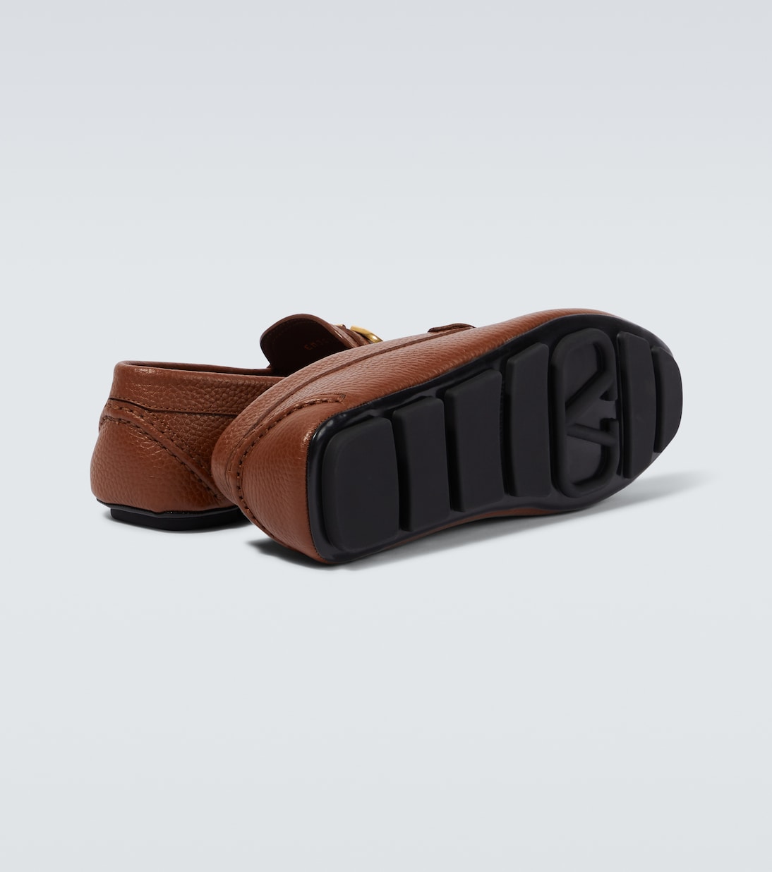 VLogo Signature leather driving shoes | Valentino Garavani