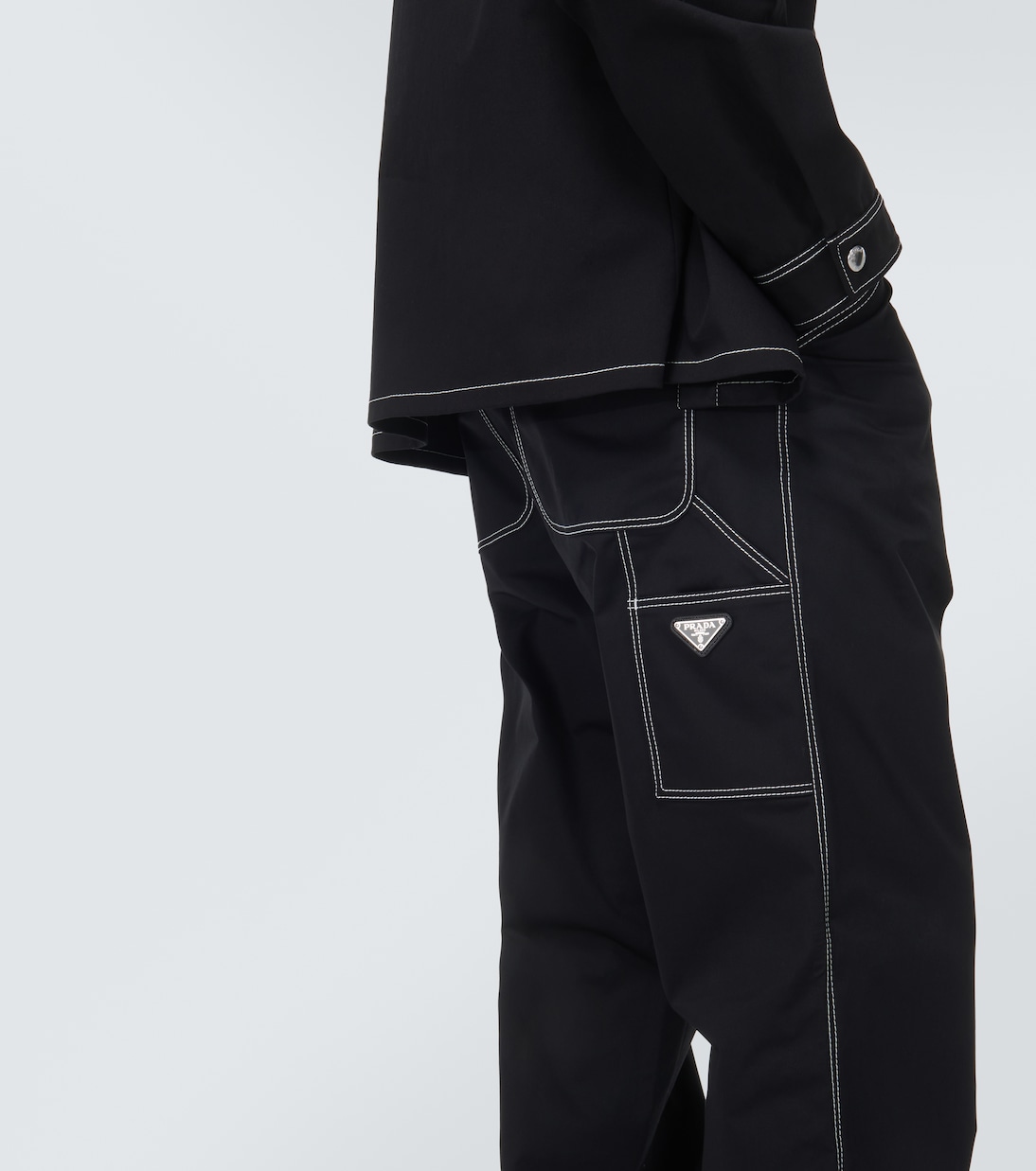 Pantalon en coton mélangé | Prada