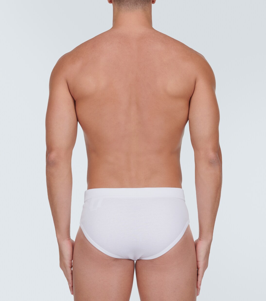 Triangle striped cotton briefs | Prada