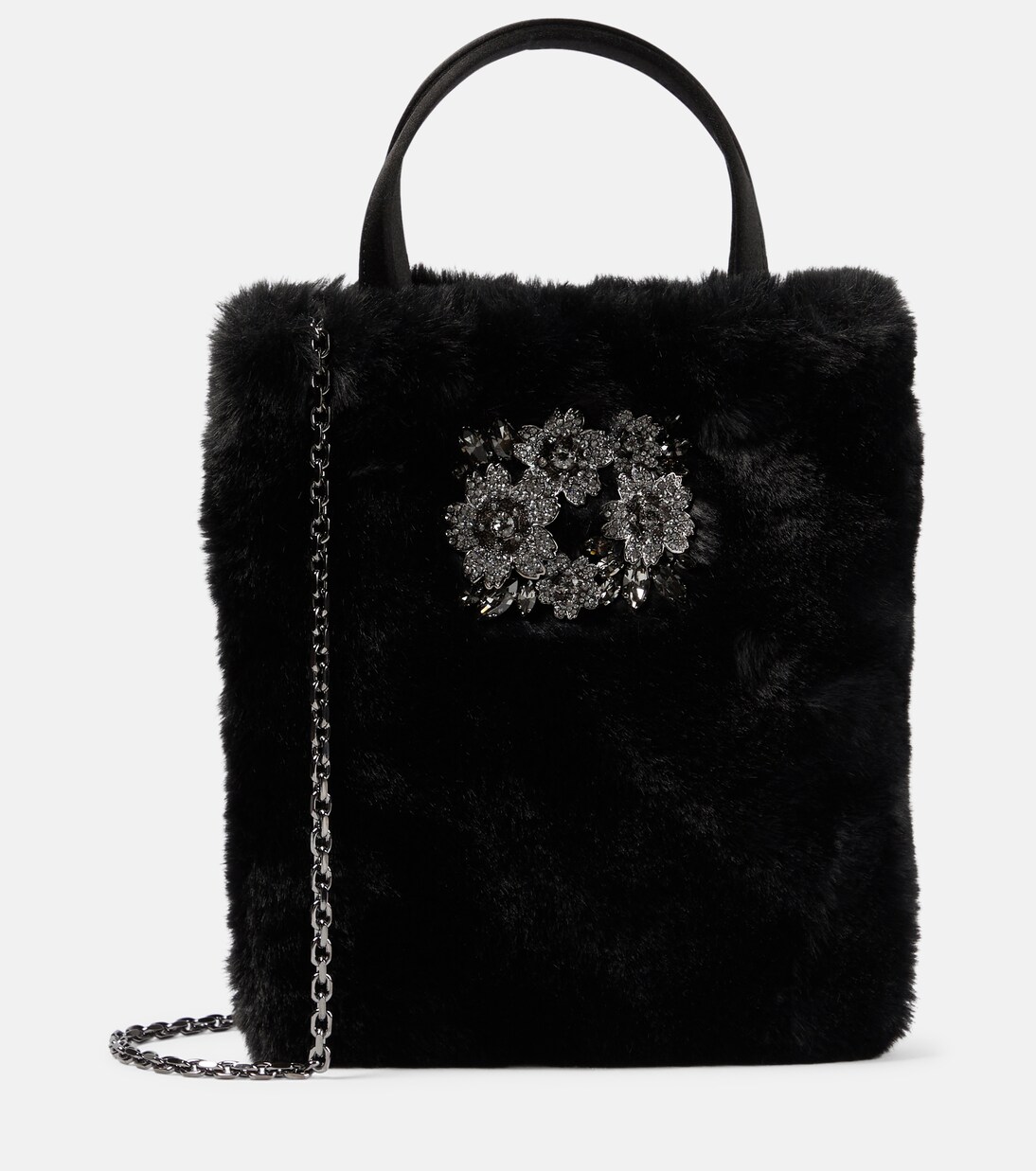 Drapé Pocket Bouquet Mini tote bag | Roger Vivier