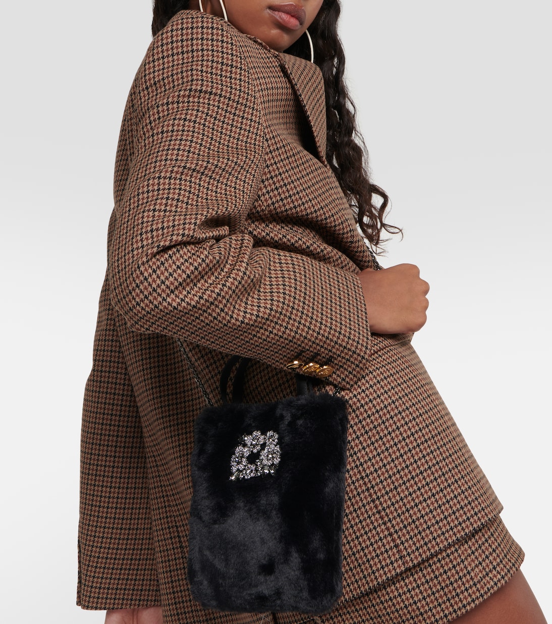 Drapé Pocket Bouquet Mini tote bag | Roger Vivier